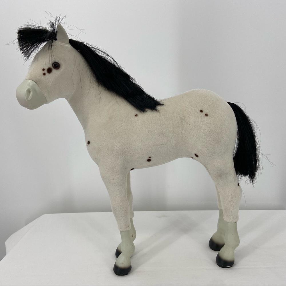 American Girl Foal named Sparks  Flying white with Black Mane & Tail 2002